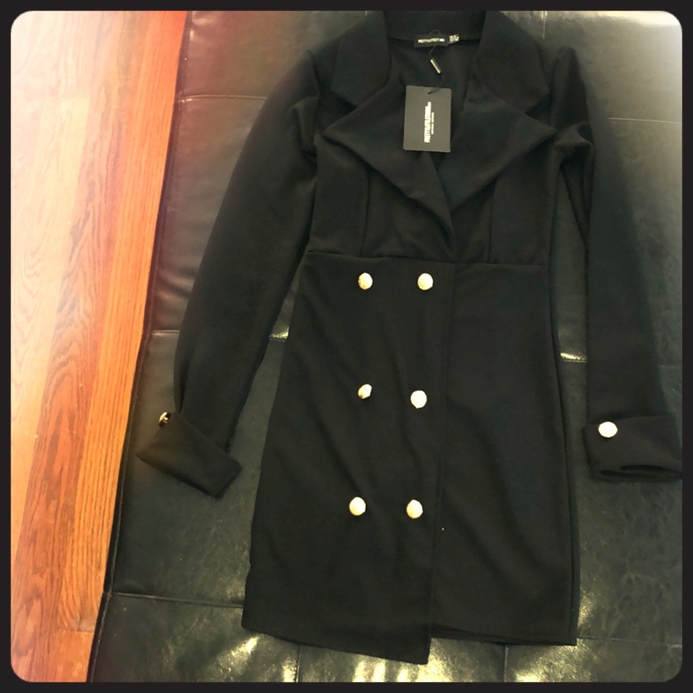 Black blazer dress